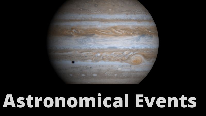 Astronomical Events in August 2021: Jupiter at Opposition – August 19